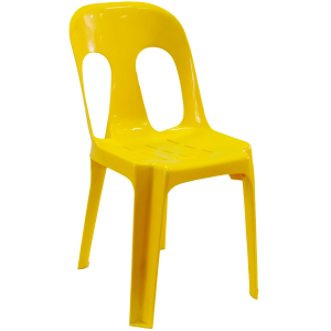 Pipee Slotted Chair - Yellow 